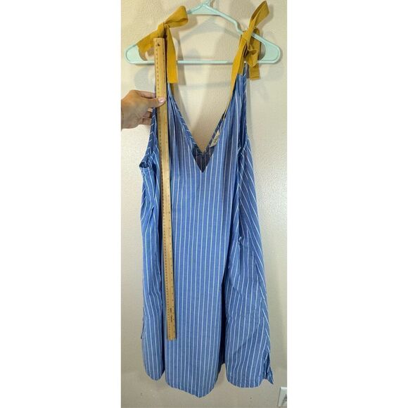 NWOT Matilda Jane Lovely Day Striped & Bowed Nautical Flowy Lightweight Dress XL - Picture 7 of 10
